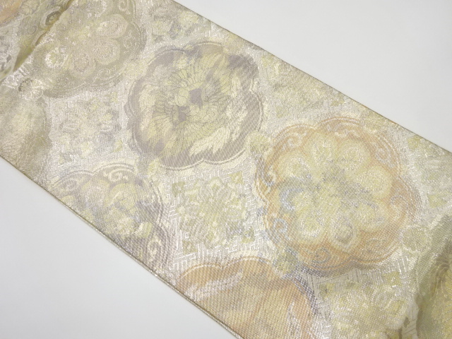 佐賀錦　華紋織り出し　袋帯